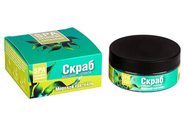 Скраб масляно-солевой «SPA Crimean Collection» - Морской коктейль